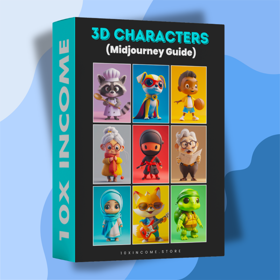 3D Characters (Midjourney Guide)