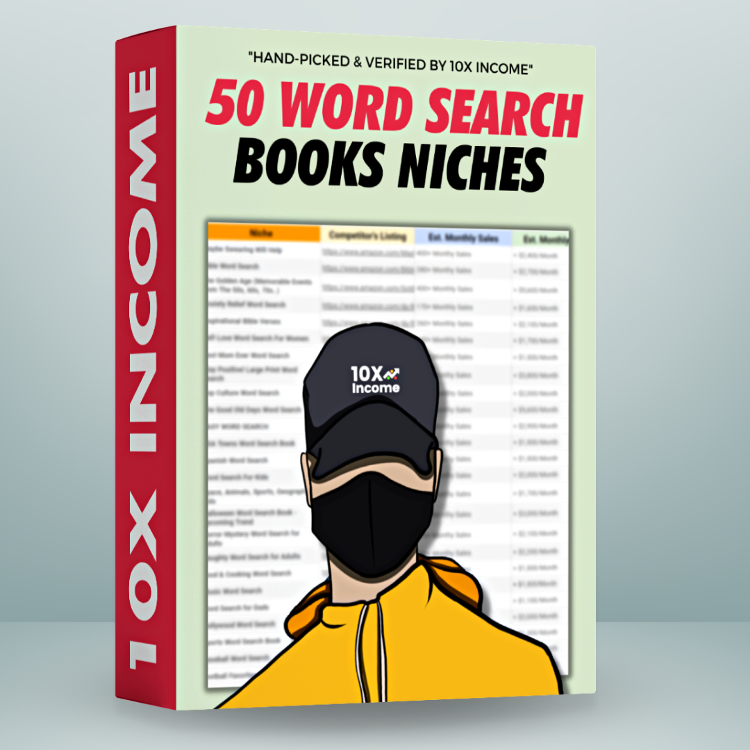 10X Profit - 50 Word Search Niches