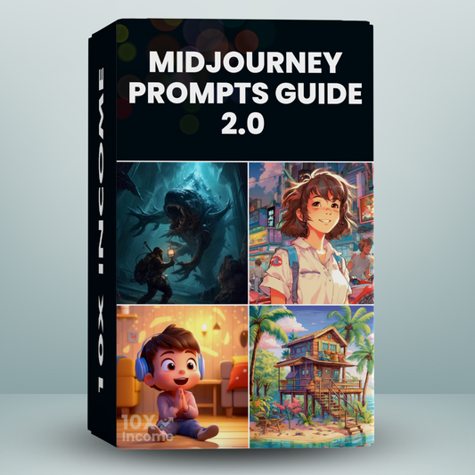 10X Secrets - Midjourney Prompts Guide 2.0