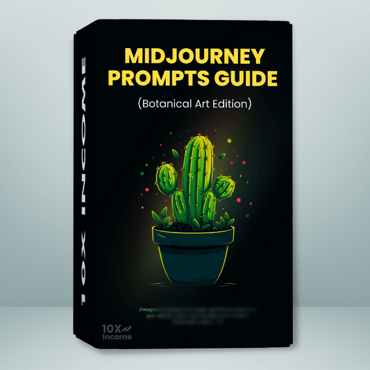 10X Secrets - Midjourney Prompts Guide (Botanical Art Edition)